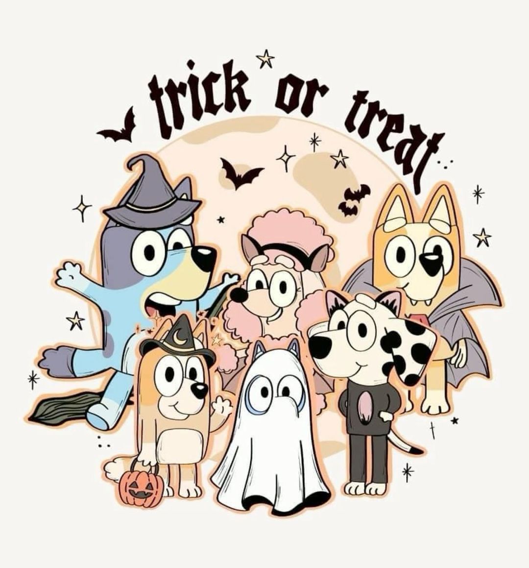 ideas de Halloween Bluey. cosas de halloween, fondo de pantalla halloween, fondos de halloween