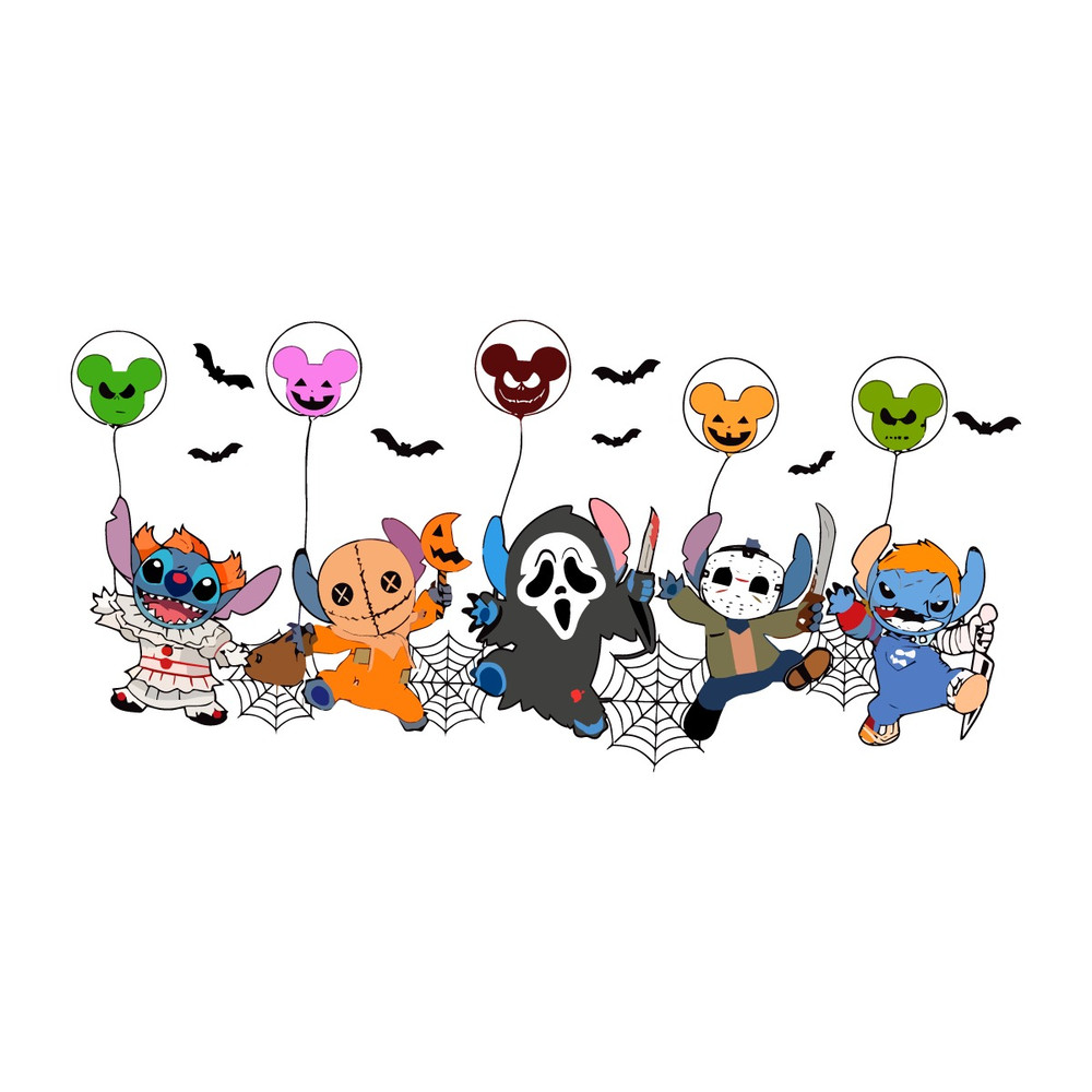 Stitch Horror Disney Halloween SVG Graphic Design File