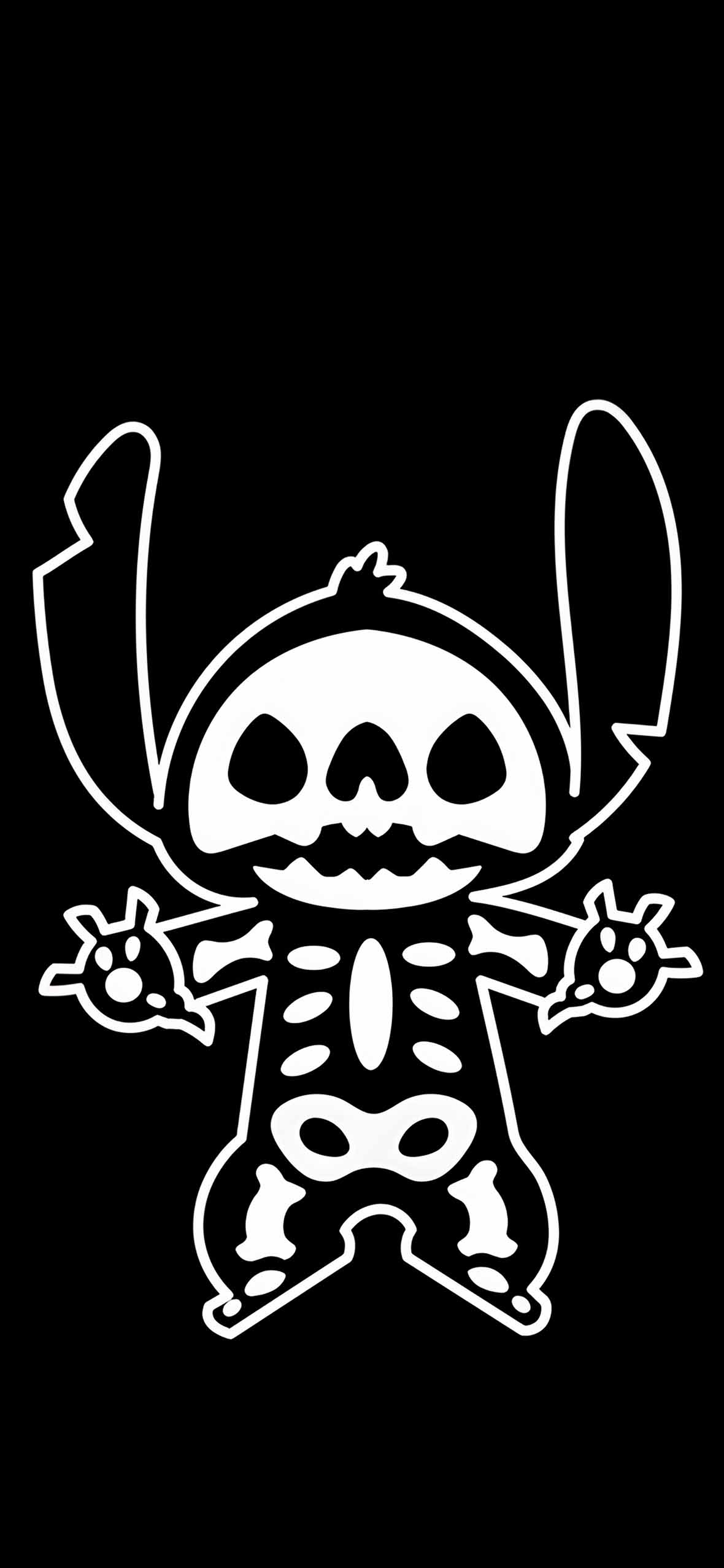 Stitch Skeleton Wallpaper iPhone Wallpaper HD