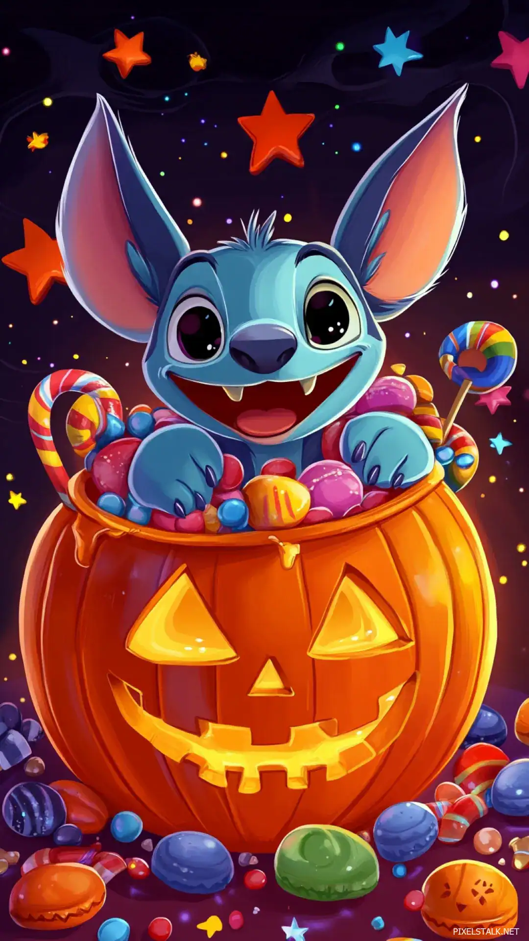 Halloween Stitch Wallpaper