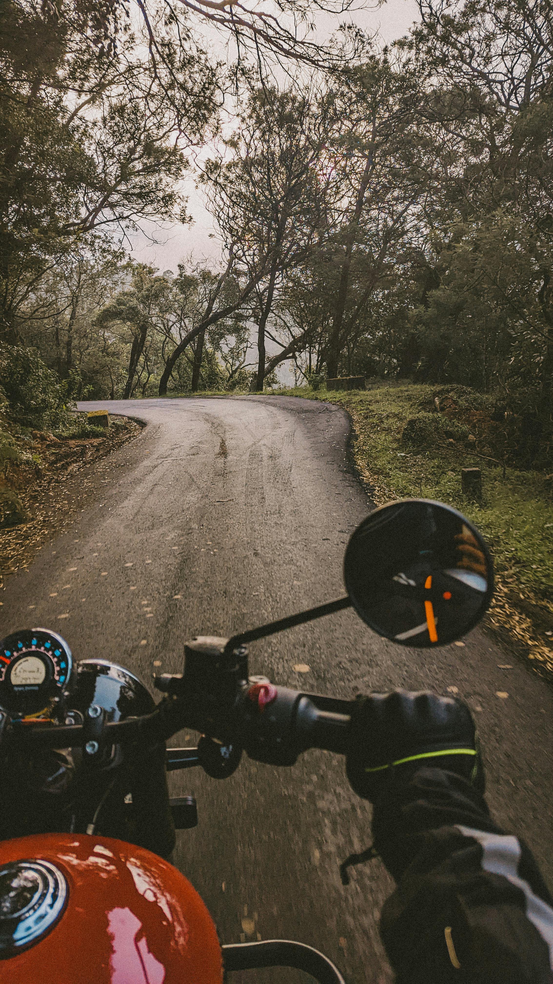 A Motorcycle on the Road · Free