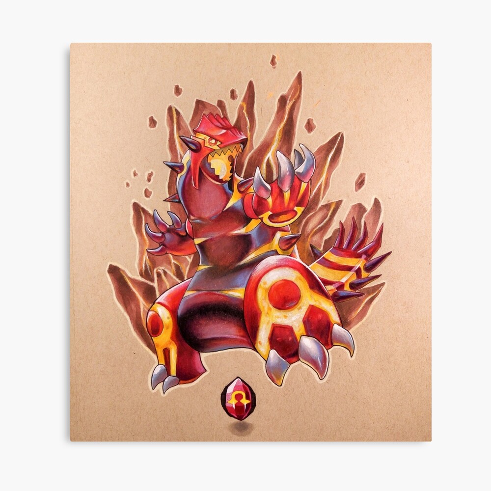 Primal Groudon Pokemon Poster