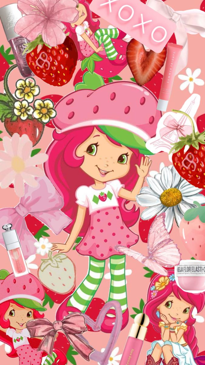 Strawberry shortcake girly. Strawberry shortcake cartoon, Strawberry shortcake characters, Cute wallpaper