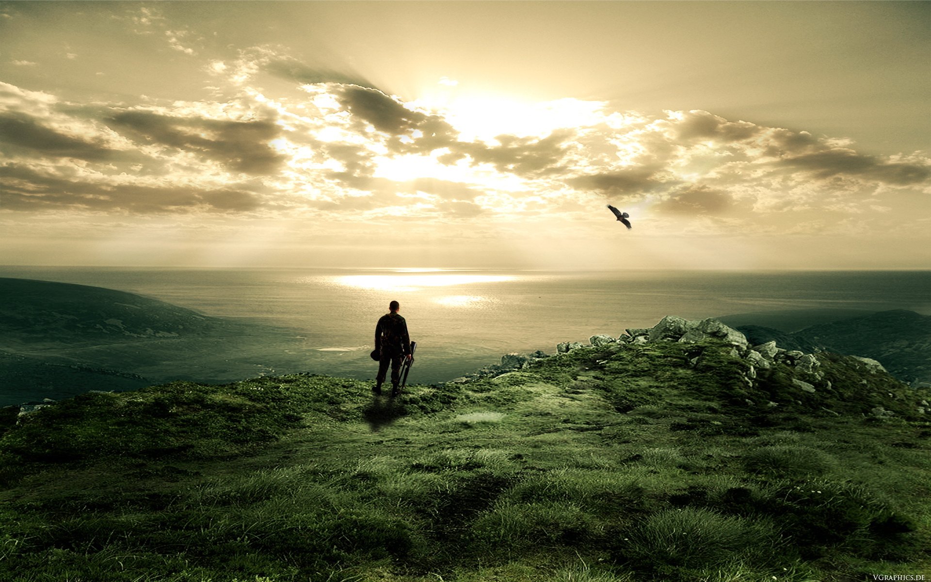 Serenity of the Soldier: HD Wallpaper Inspiration