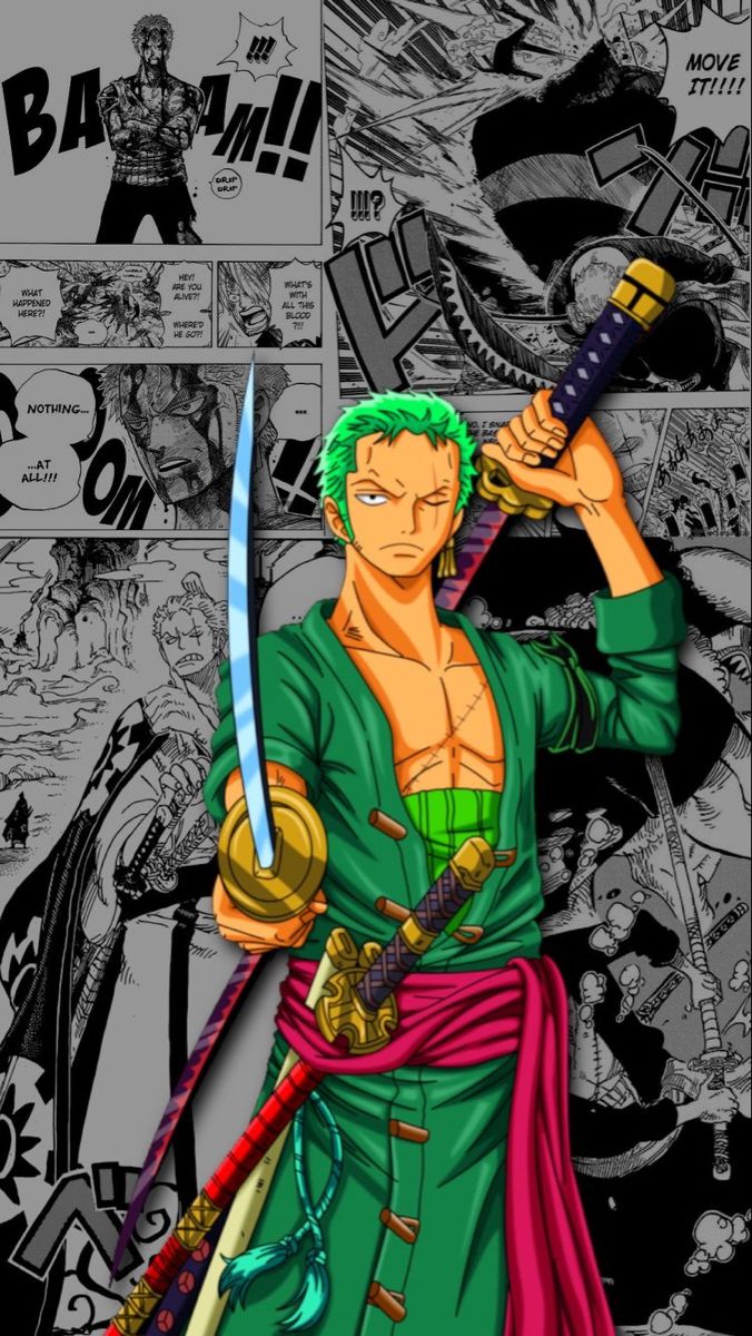 Roronoa zoro, one piece, anime manga
