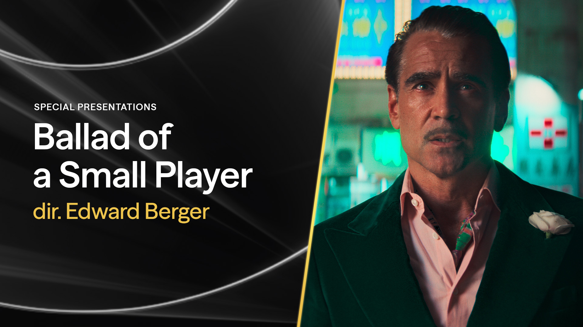 TIFF - #TIFF50 Canadian Premiere: ♣️ BALLAD OF A SMALL PLAYER dir. Edward Berger