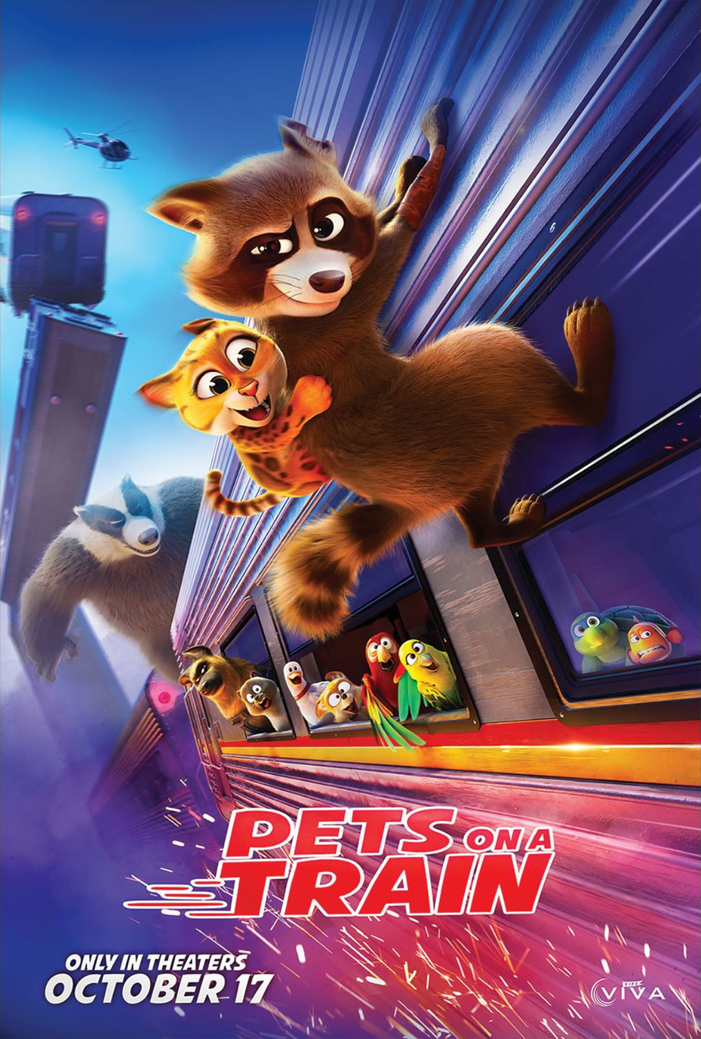 Pets on A Train, Extra Large Movie Poster Image