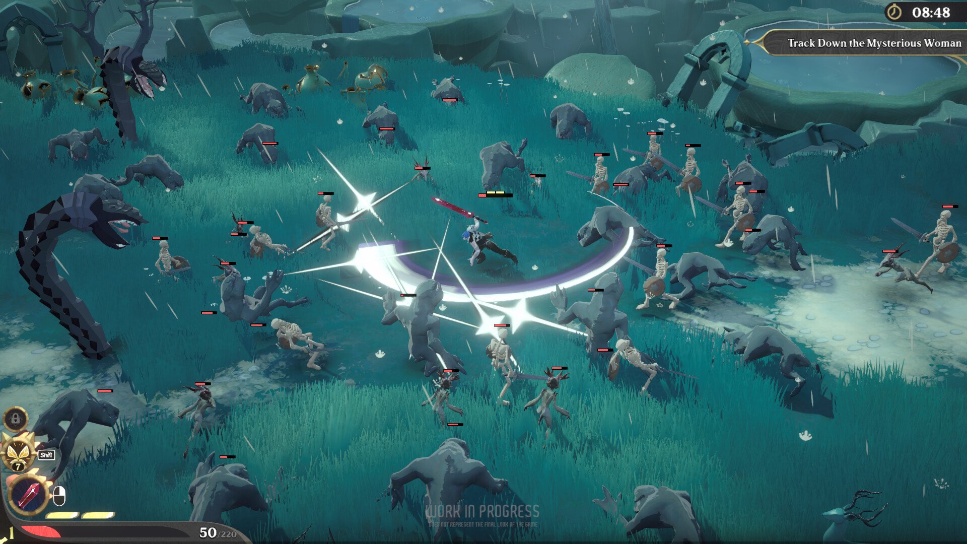Survivors Like Roguelike Action Game Ember & Blade Announced For PC