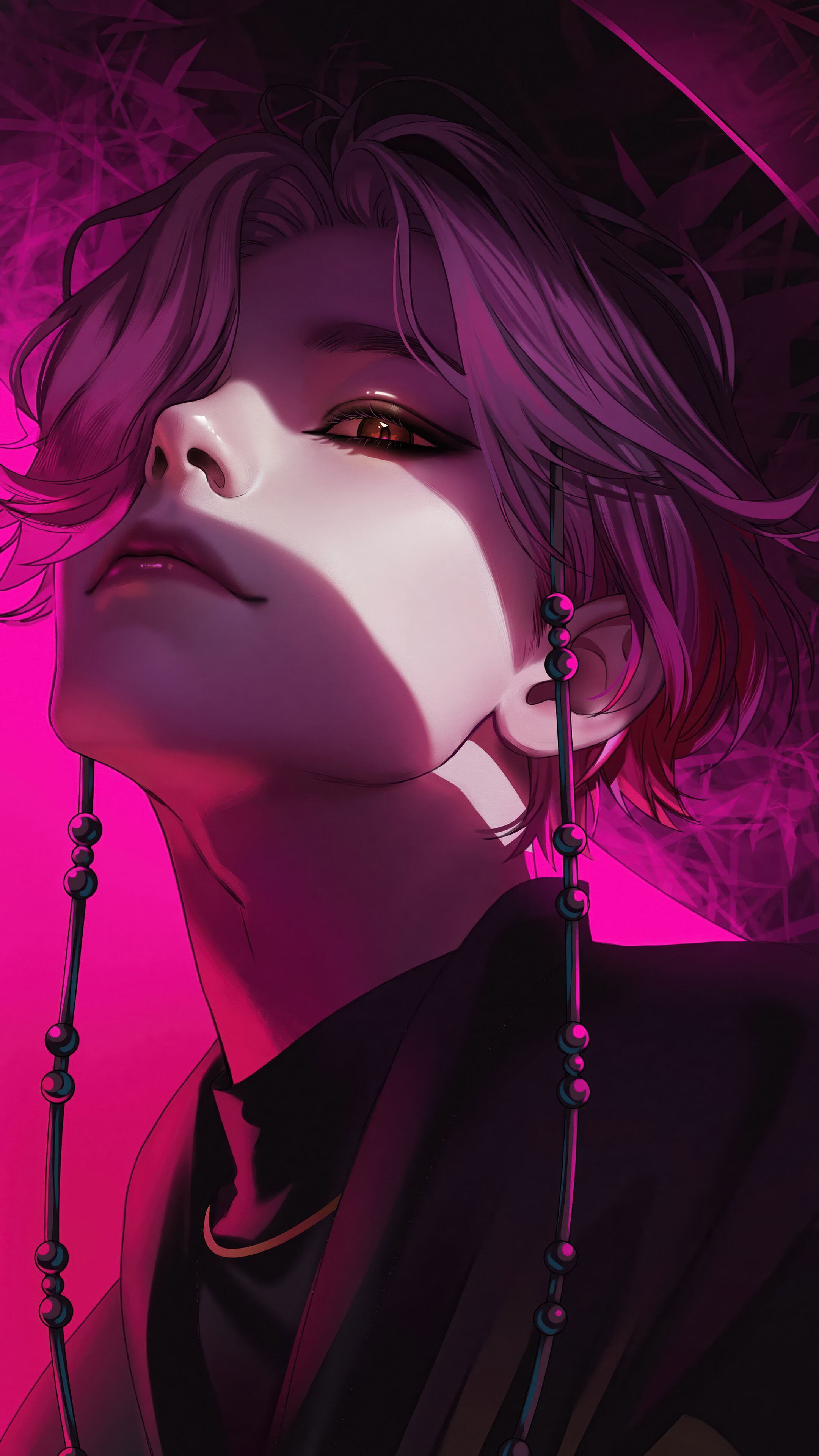 KPop Demon Hunters Mystery Saja Boys Human Form 4K Wallpaper iPhone HD Phone