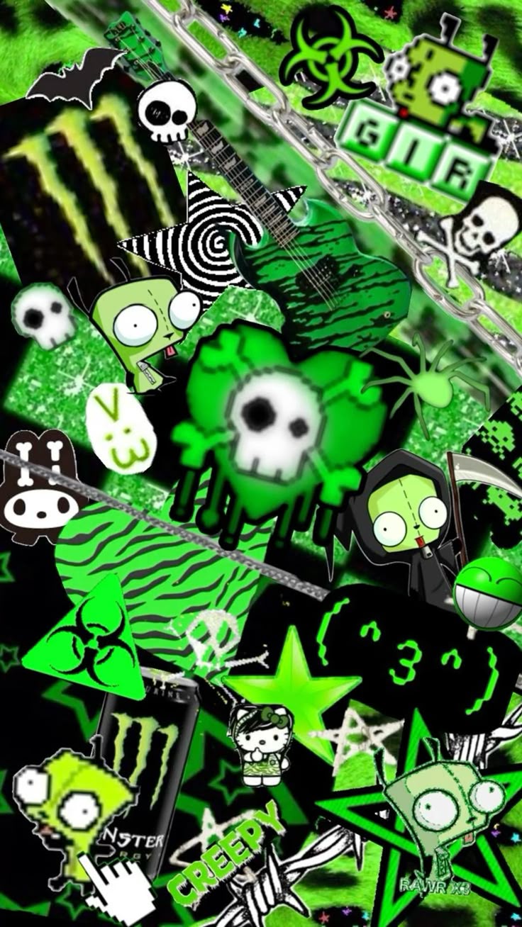 Green scene wallpaper