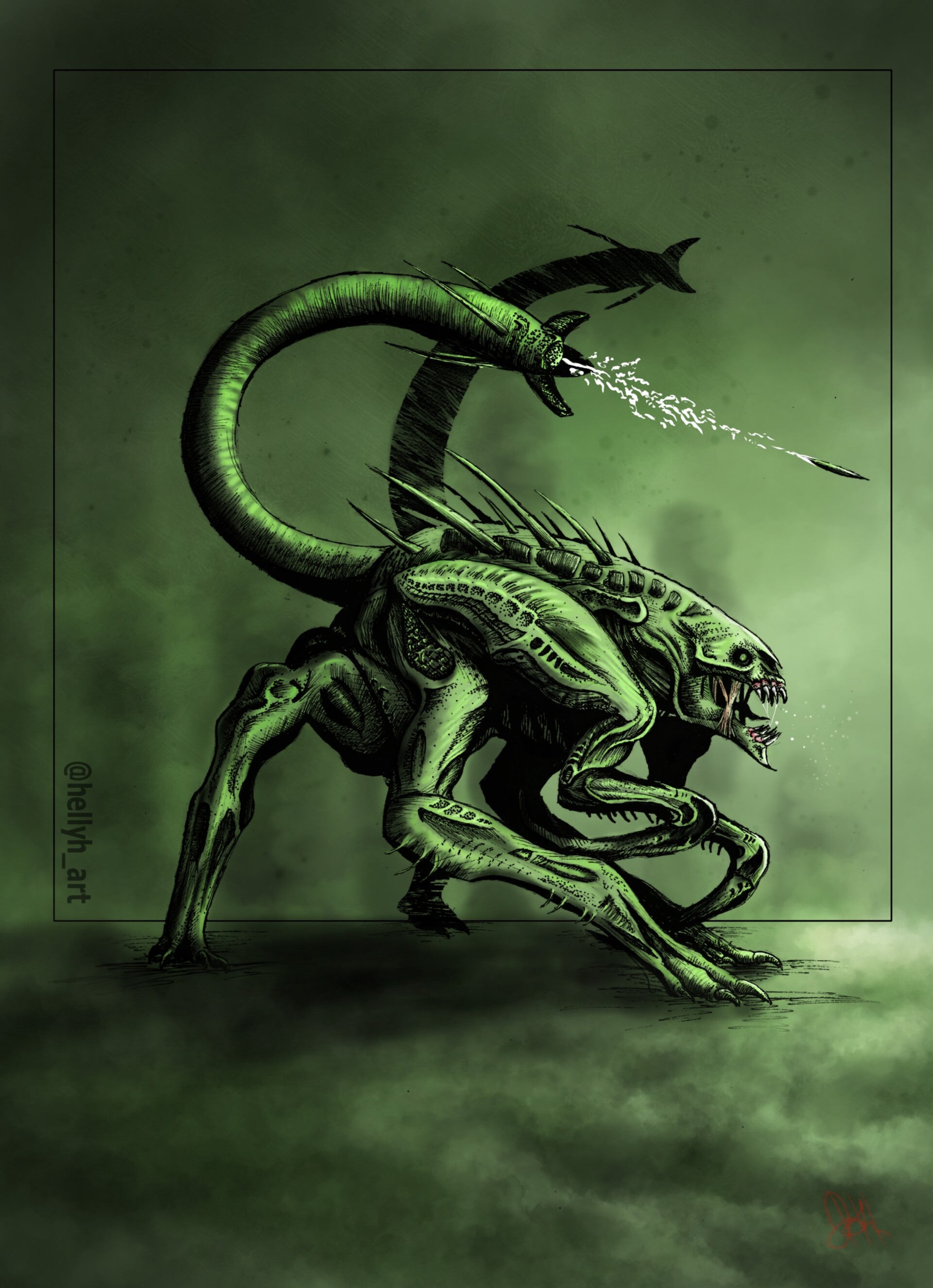 White Spike from Tomorrow War