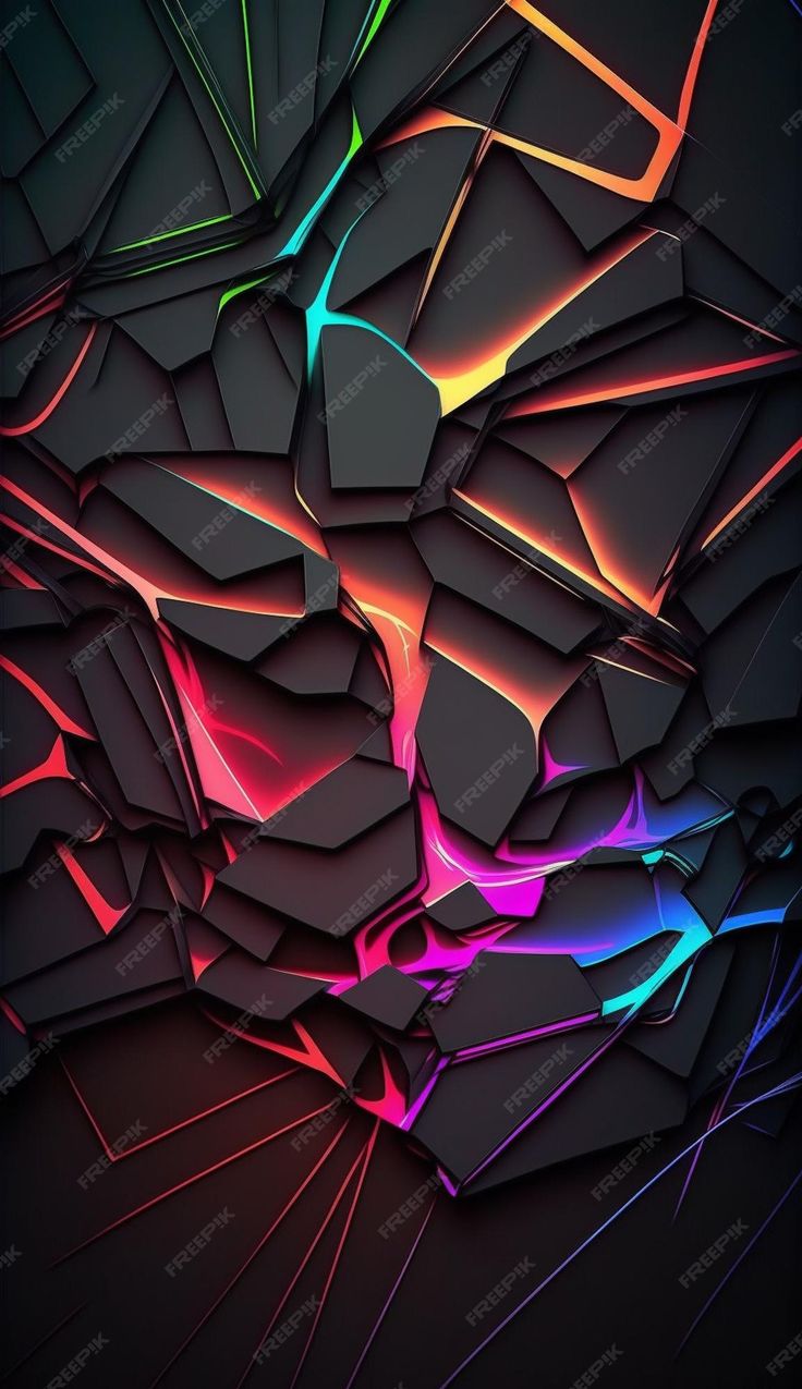3D Rgb Neon Lights iPhone Wallpaper HD Wallpaper, iPhone A0D