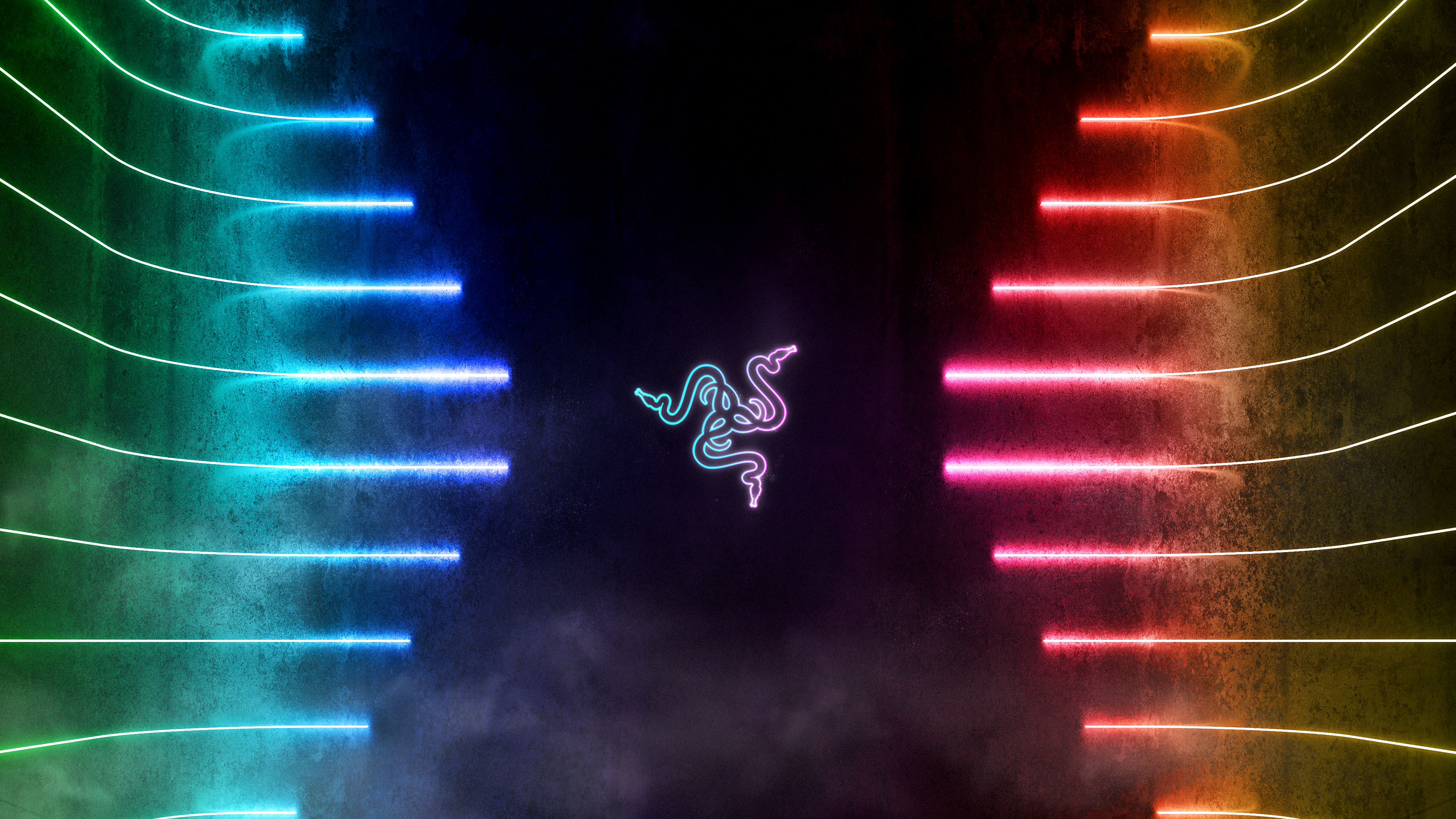 Razer Blade Pro Neon Stock 4K Wallpaper