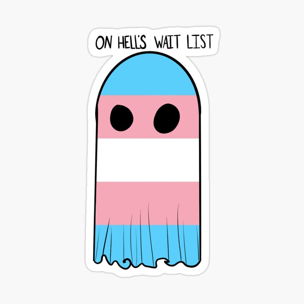 Download A proud transgender person shows joy for their identity. Wallpaper