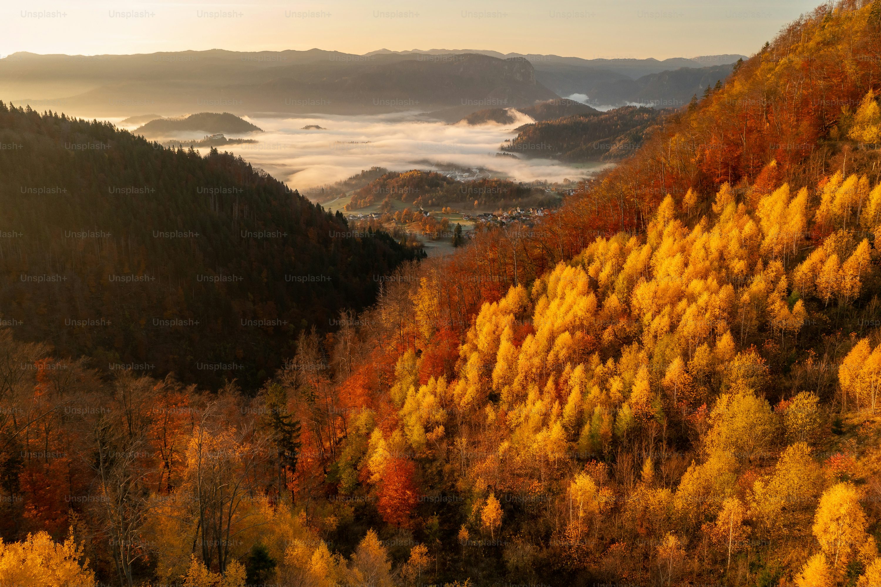Autumn Mountain Picture. Download Free Image