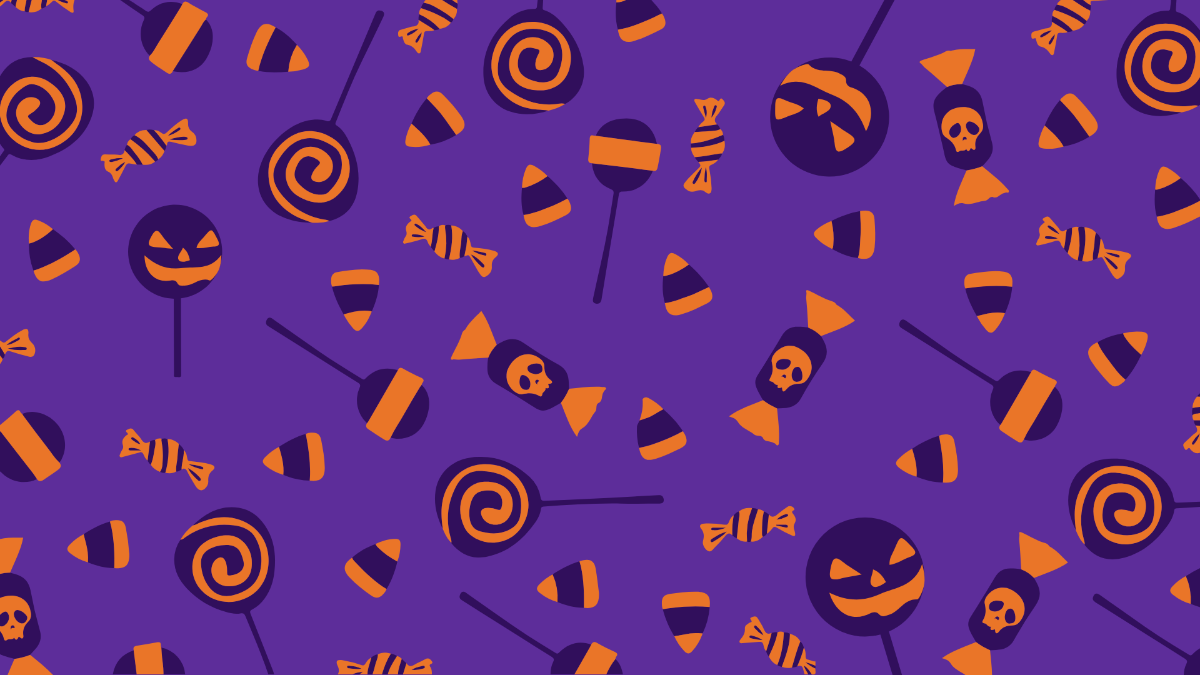 Free Halloween Candy Background to Edit Online