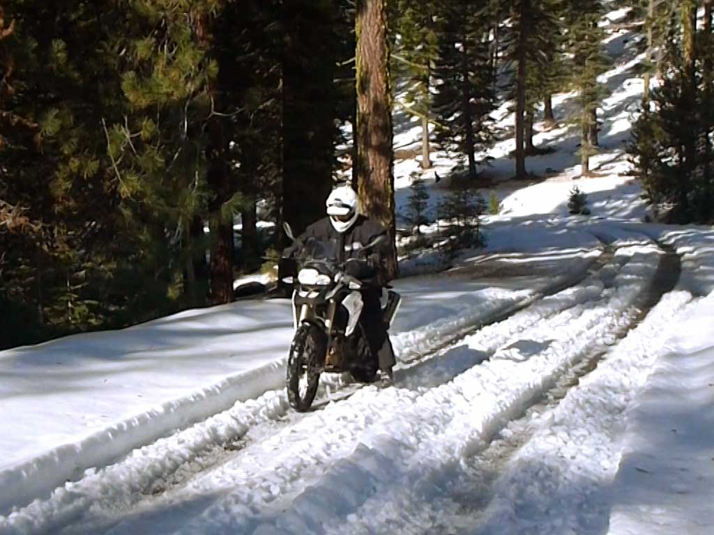 winter motorbike