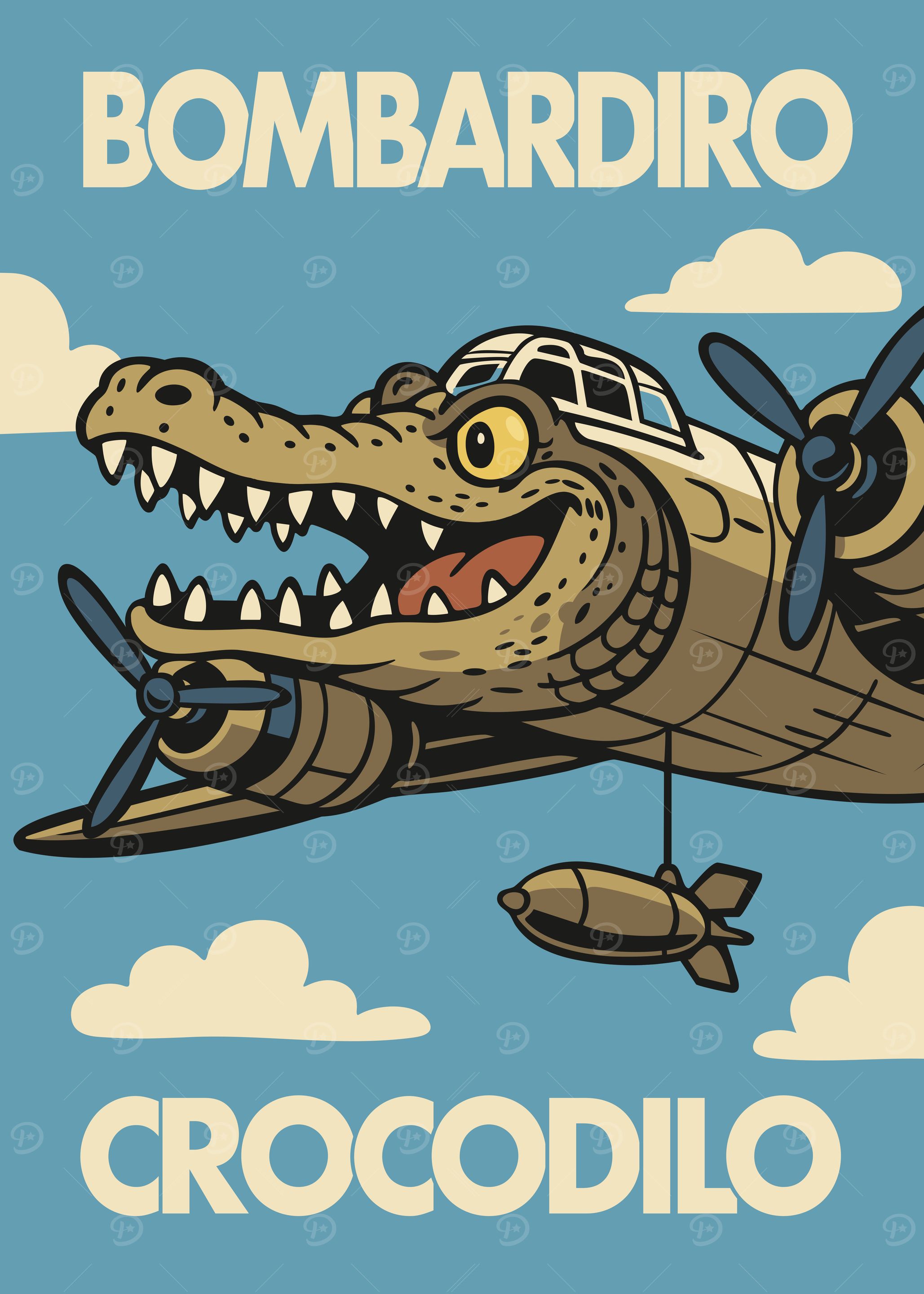 Italian brainrot Bombardiro Crocodilo