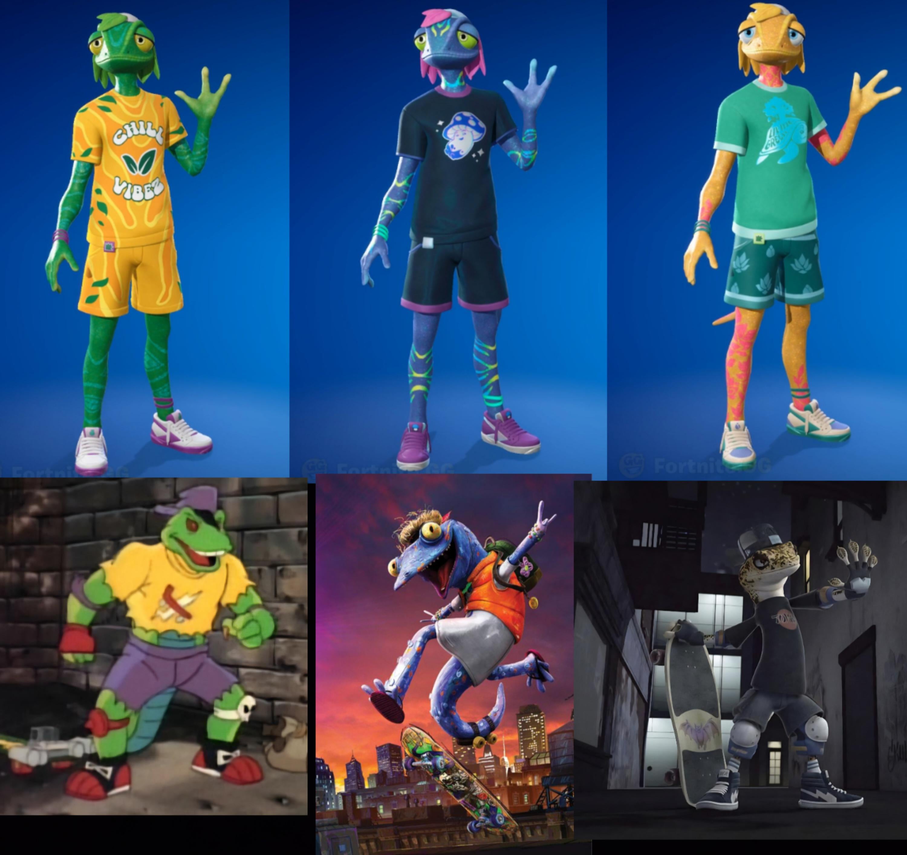 Do you think the new Ziggy Fortnite skin is inspired by Mondo Gecko?