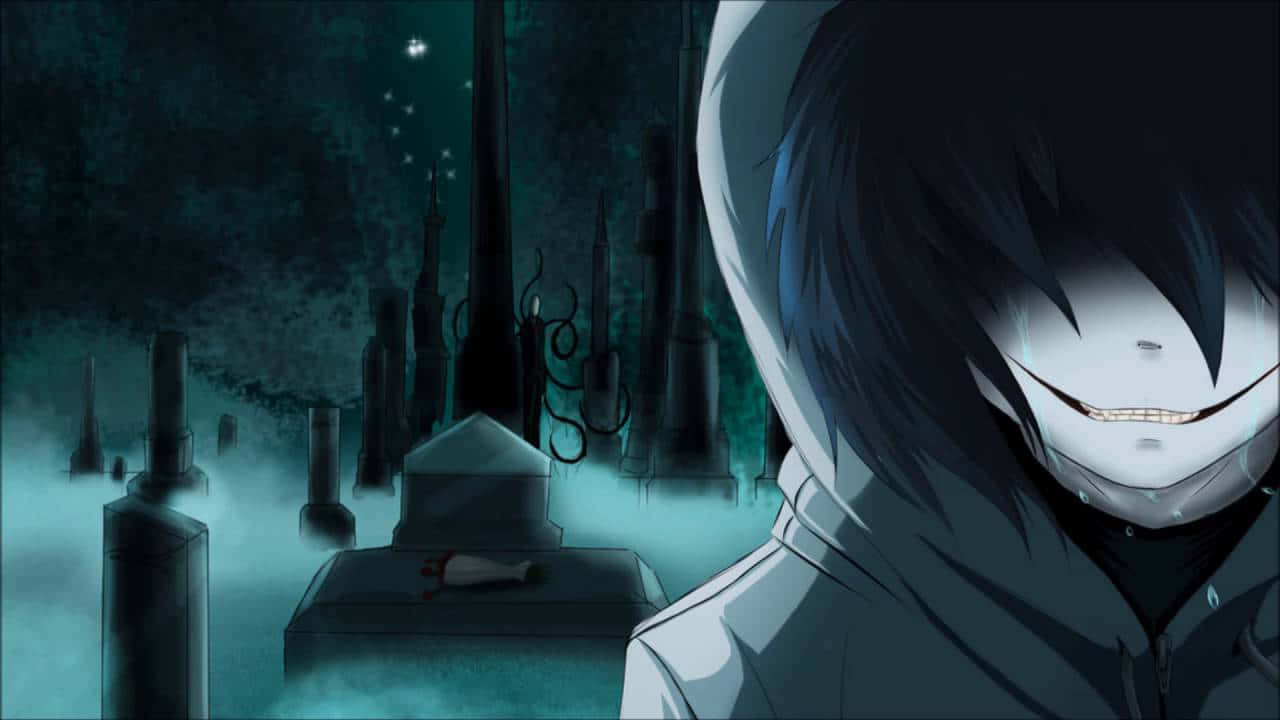 Download Jeff The Killer in his chilling form Wallpaper