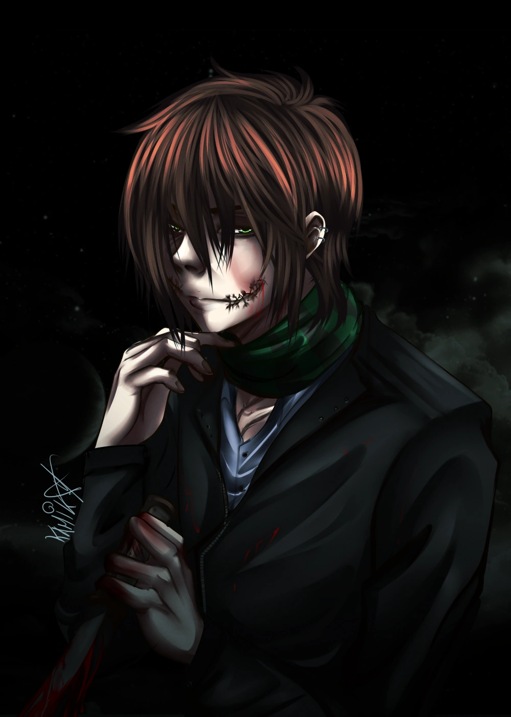Homicidal Liu. Creepypasta the Fighters