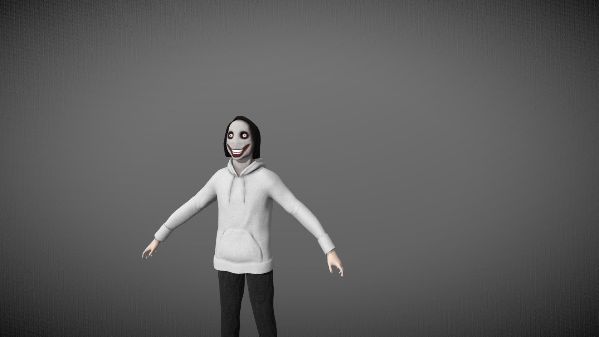 Jeff the Killer model by akkvinskiy [cdcc6d9]