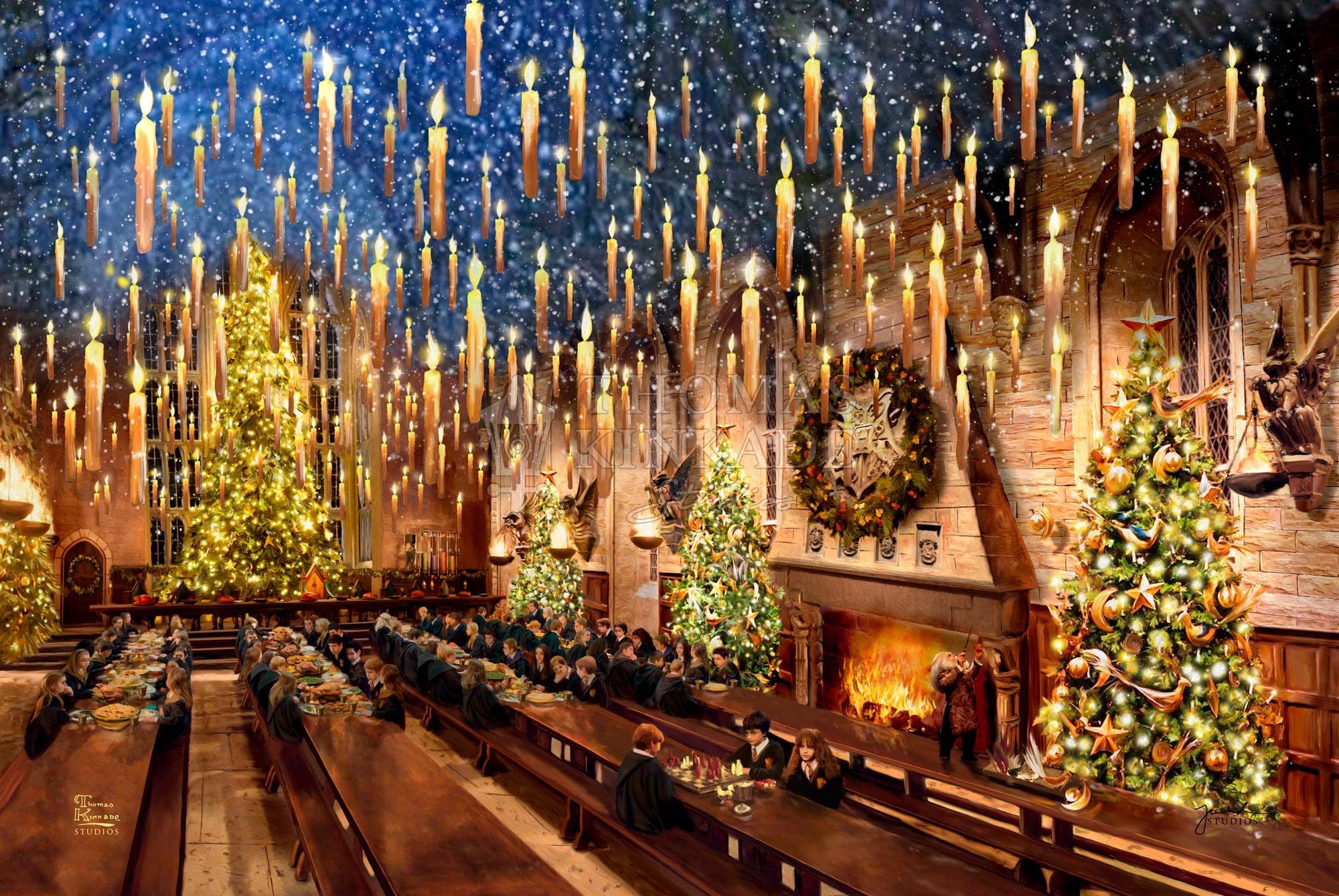 Wallpaper Hogwarts Great Hall Clearance Great Hall Harry Potter Christmas Top Sellers