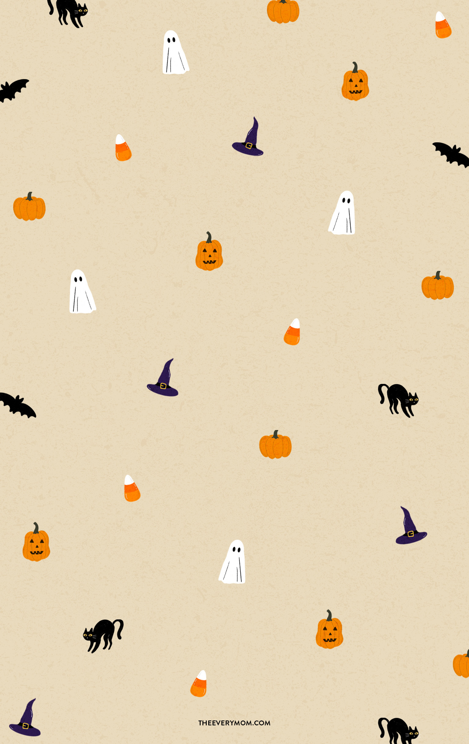 Free Halloween iPad Wallpaper for Kids That Are Cute & Spooky