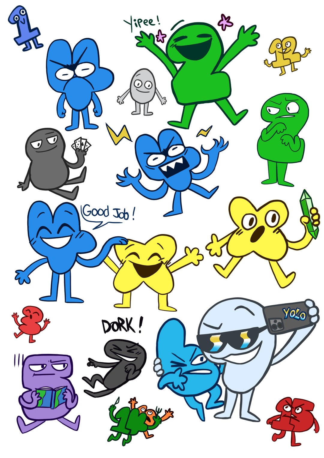 I love the algebraliens, they're so fun to draw