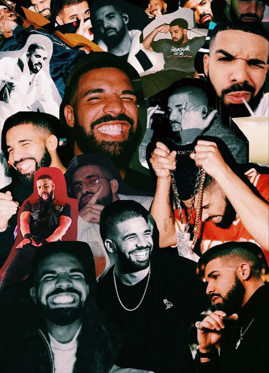 Download Aesthetic Drake Faces Wallpaper