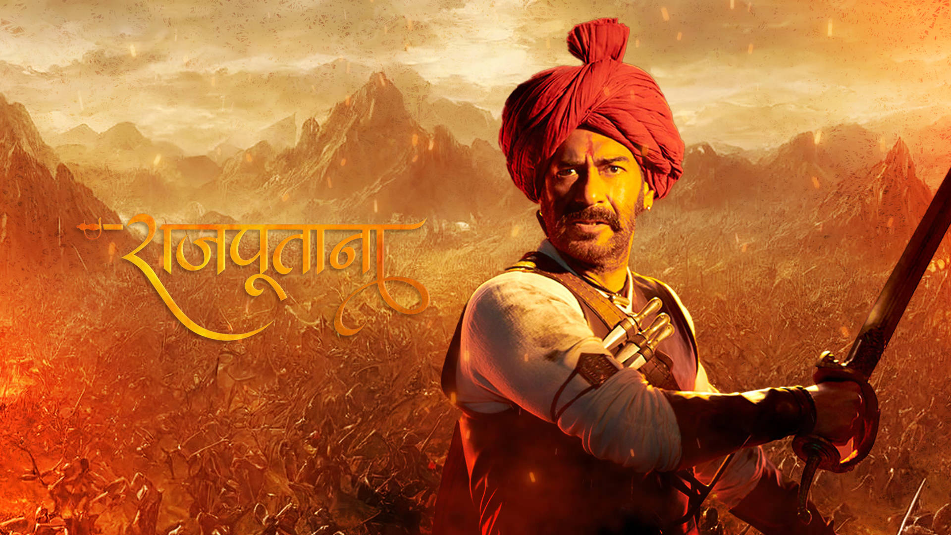 Rajputana HD Warrior Wearing Pagri Wallpaper