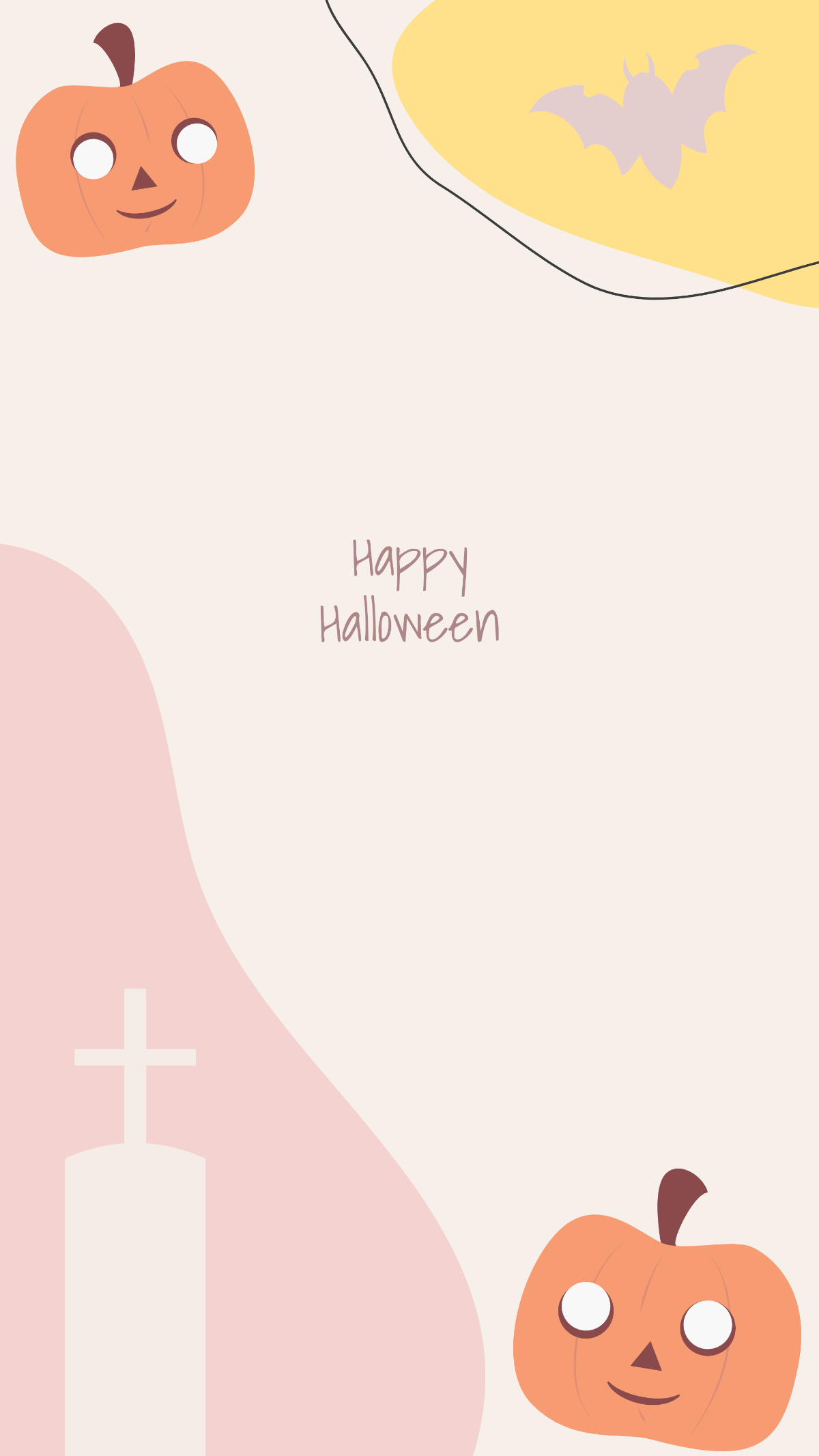 Free Cute Aesthetic Halloween Wallpaper to Edit Online