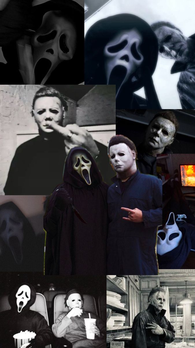 Pegatinas laptop. Scary wallpaper, Halloween wallpaper cute, Horror movies funny