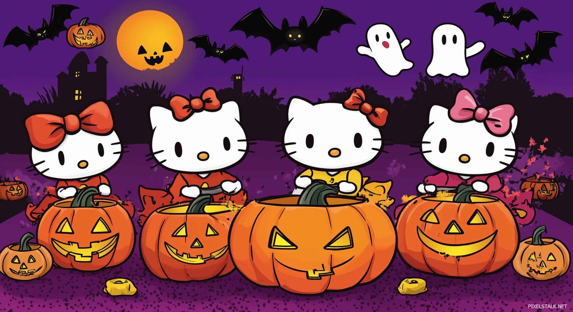 Hello Kitty Halloween Wallpaper