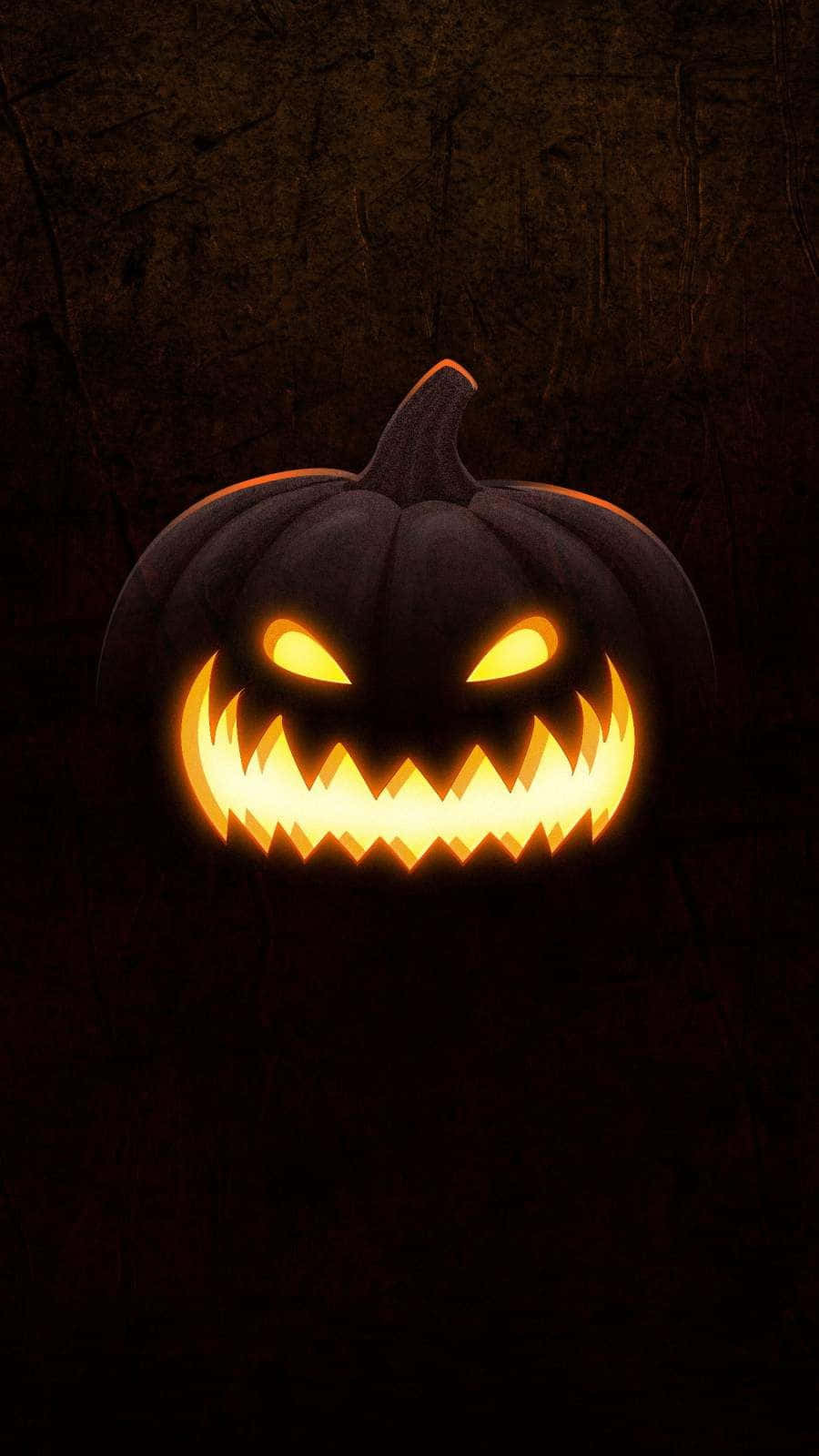 Majestic Carved Pumpkin Glowing In The Night Spooky Freaky Halloween Seasonal Pumpkin Glow