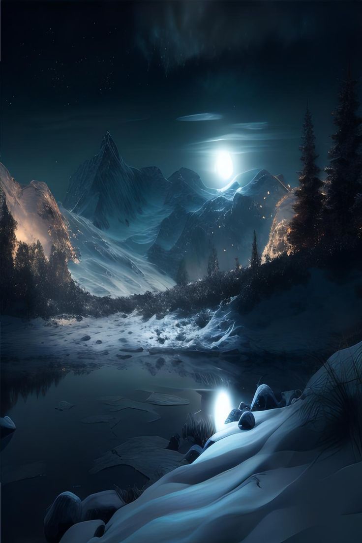 Enchanted Winter Night