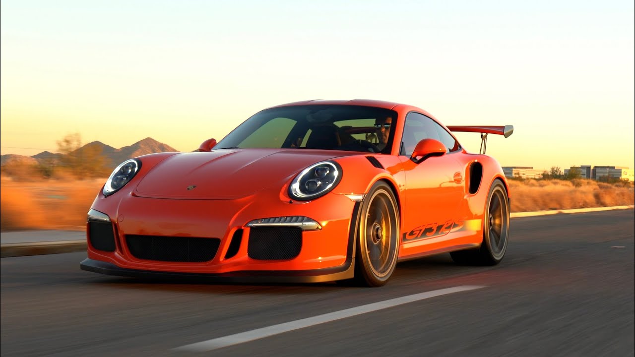 Lava Orange Porsche GT3RS [4K]