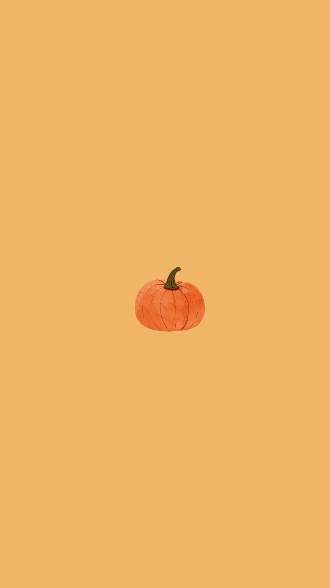 Tiny Pumpkin Wallpaper: Clean & Cozy Autumn Vibes