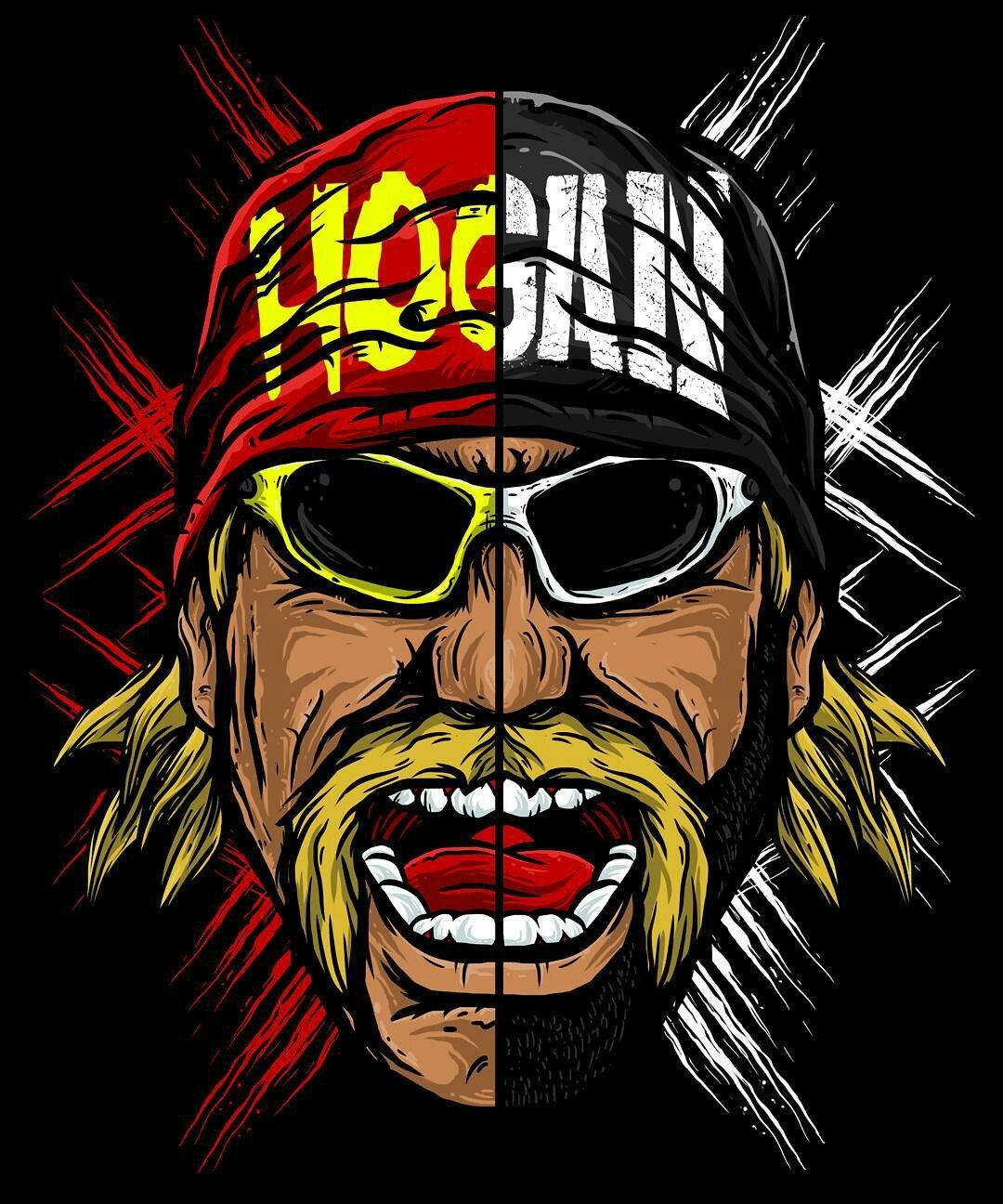 Download Hulk Hogan Cartoon Art Wallpaper