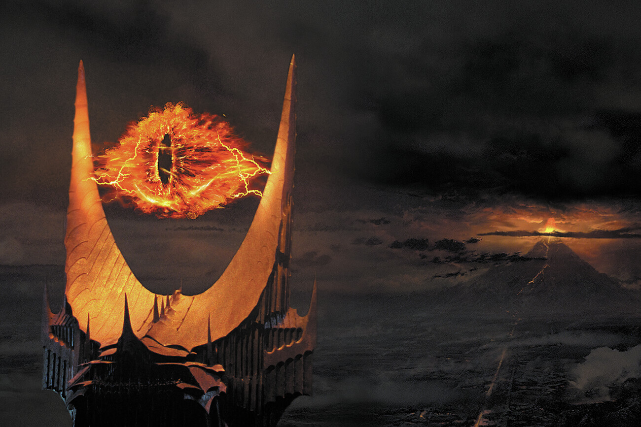 Poster The Lord of the Rings of Sauron. Wall Art 1 FREE