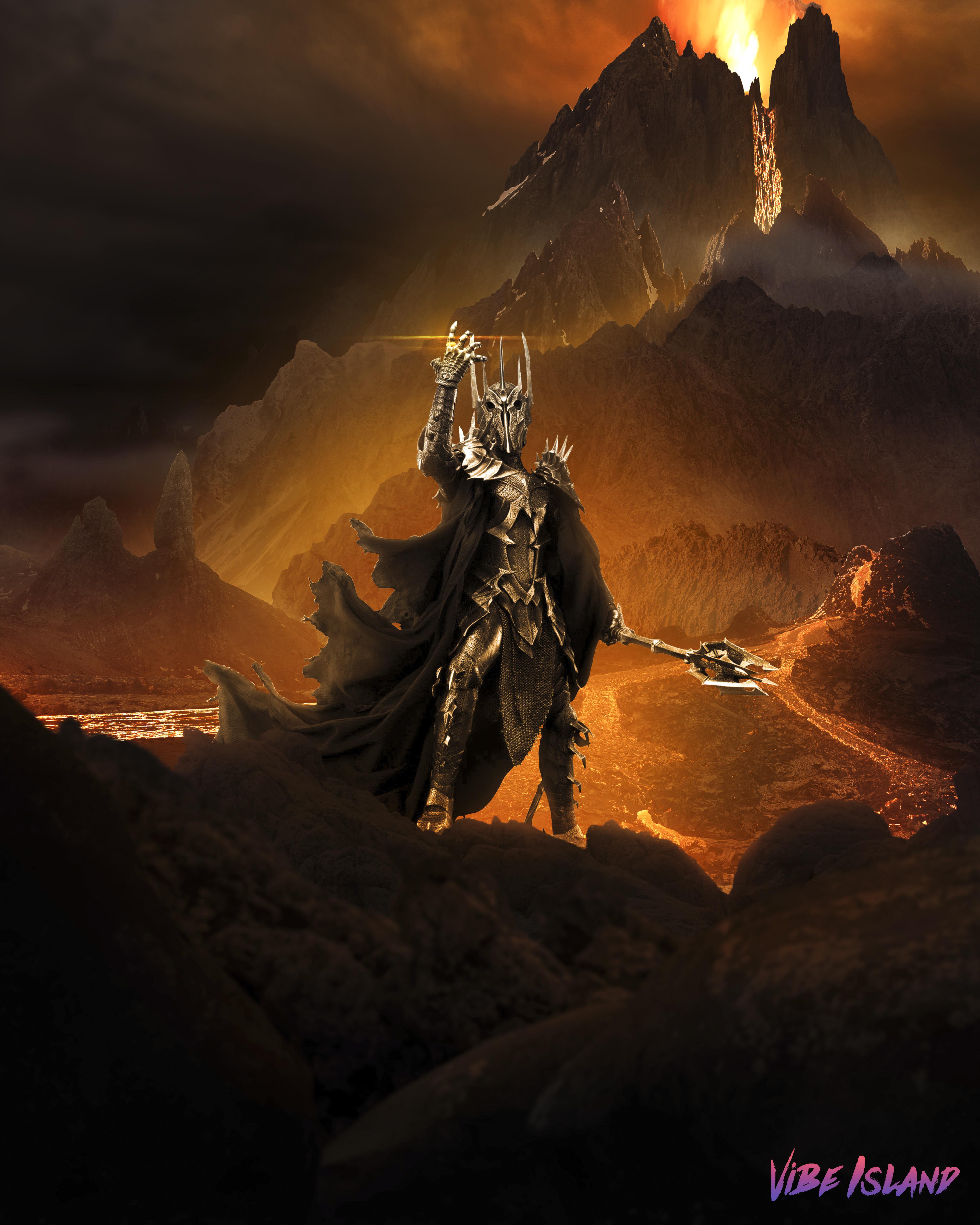 Sauron” I created a high quality image of Sauron after obtaining the ring, what an impact that would've made on the storyline