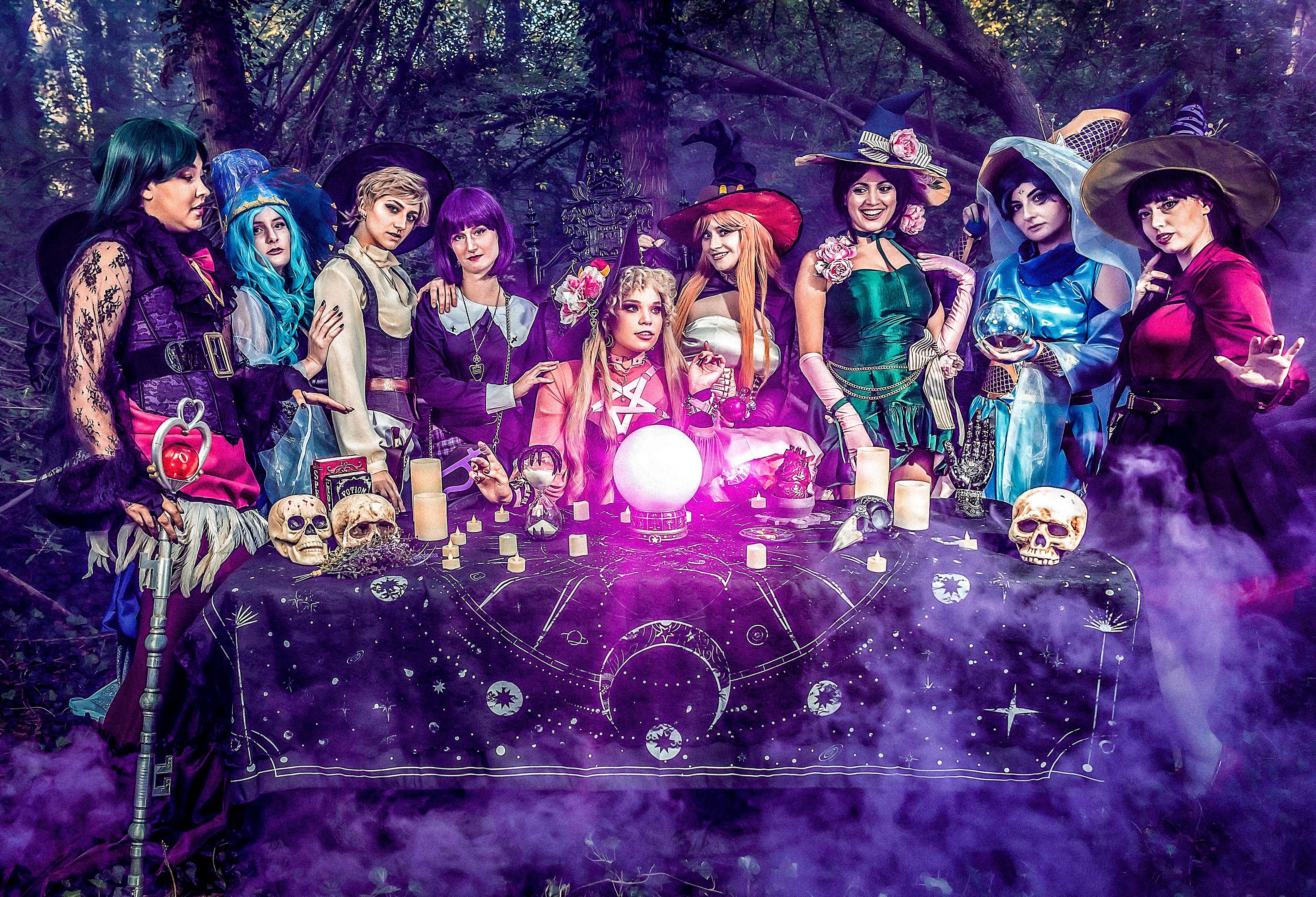 Happy Halloween from the Sailor Senshi Witches