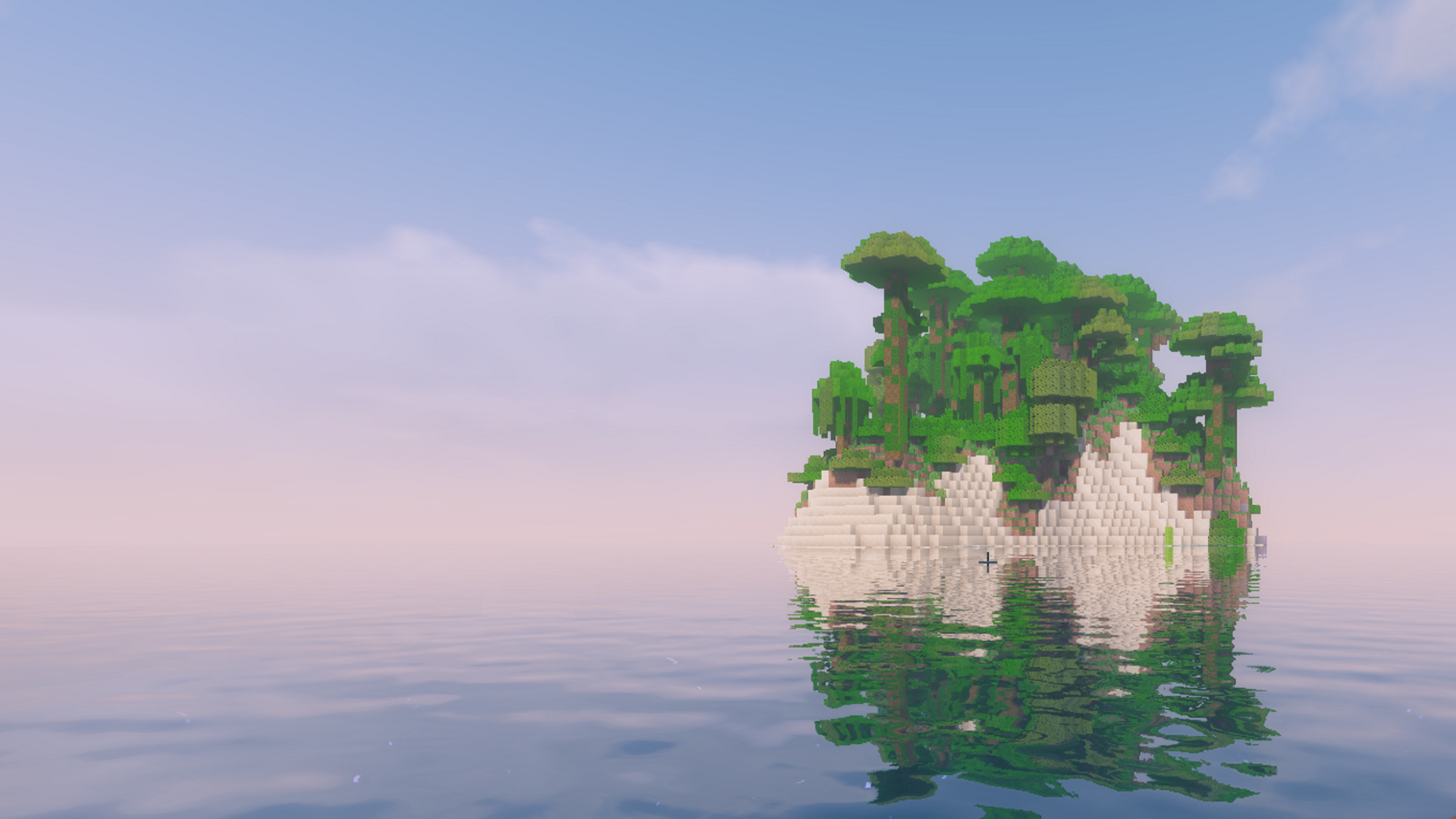 Minecraft Island [1920 x 1080]