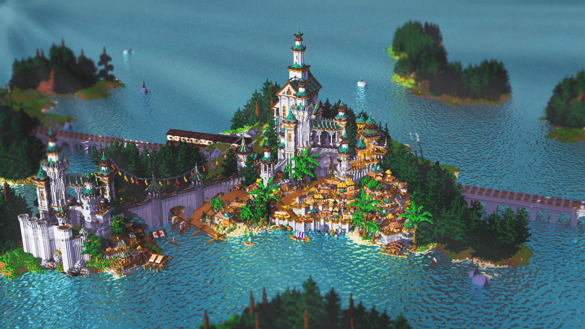 Castle Island (minecraft Map)