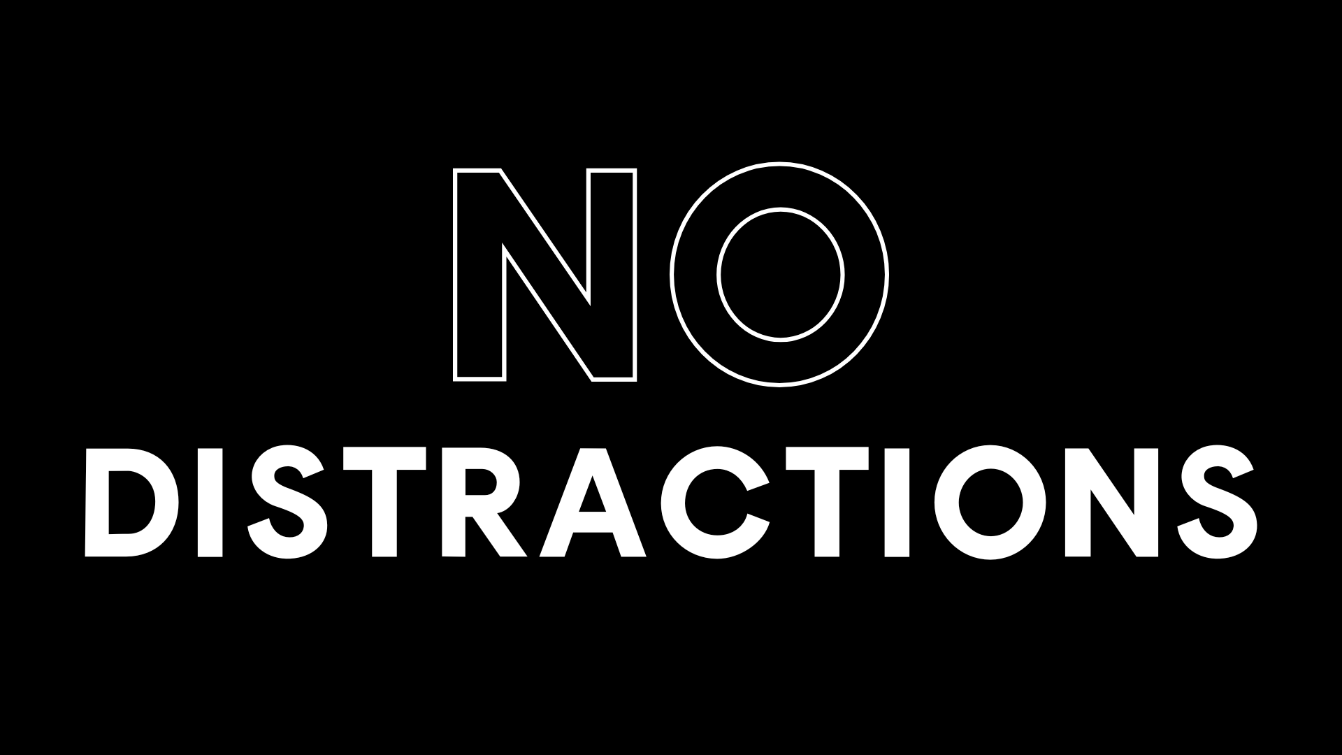 No Distractions: A Message from Shelonda Stokes