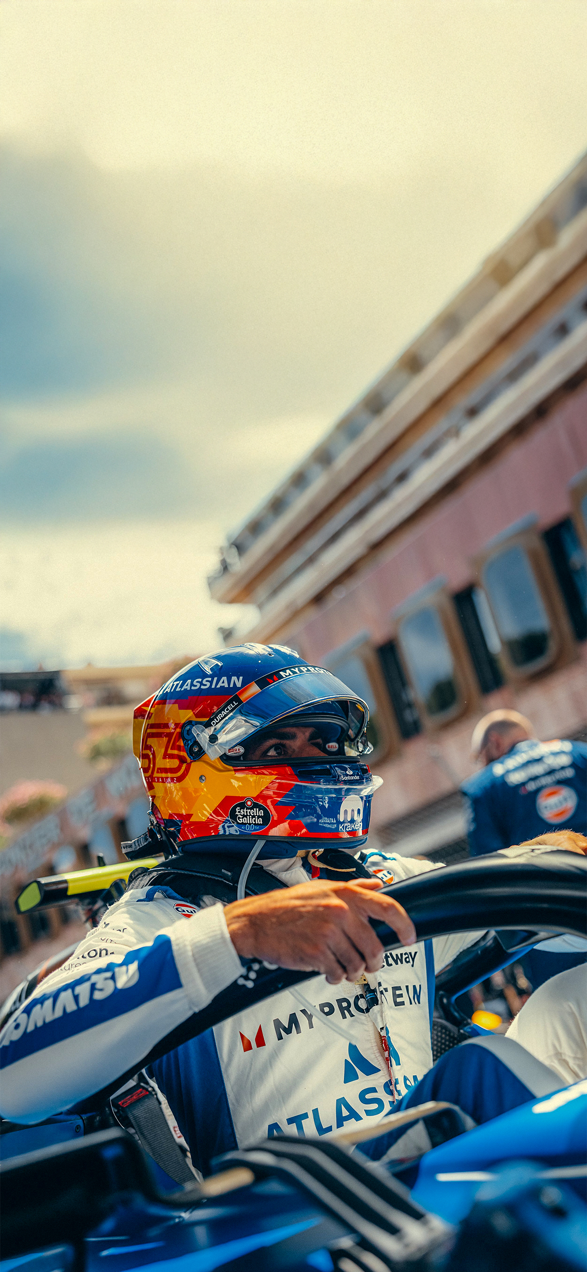 F1 Wallpaper Albon & Carlos Sainz. F1 Wallpaper #WilliamsF1 #MonacoGP