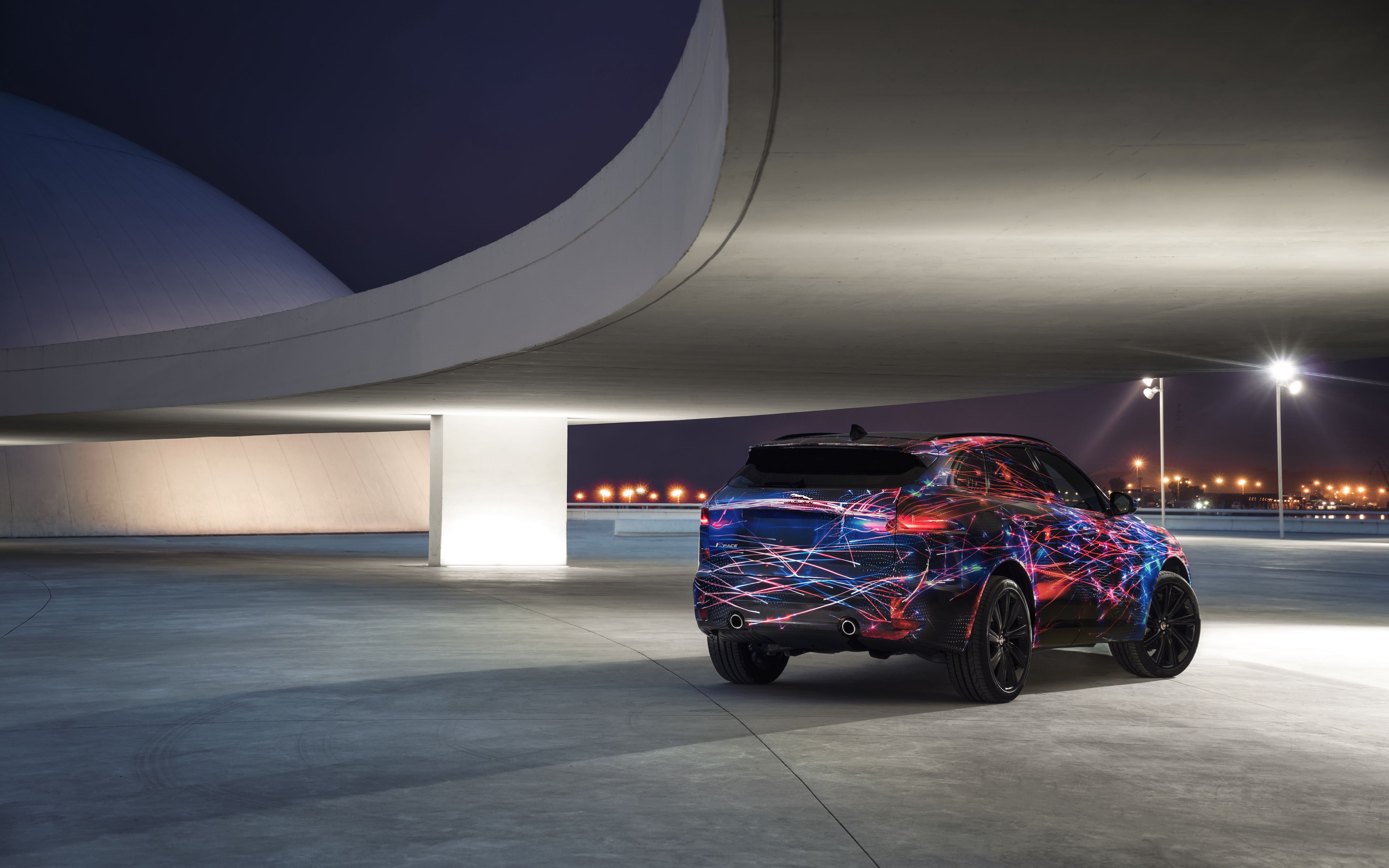 Download Wallpaper 3840x2400 Jaguar F Pace, Jaguar, Suv, Tuning, Side View 4k Ultra HD 16:10 HD Background