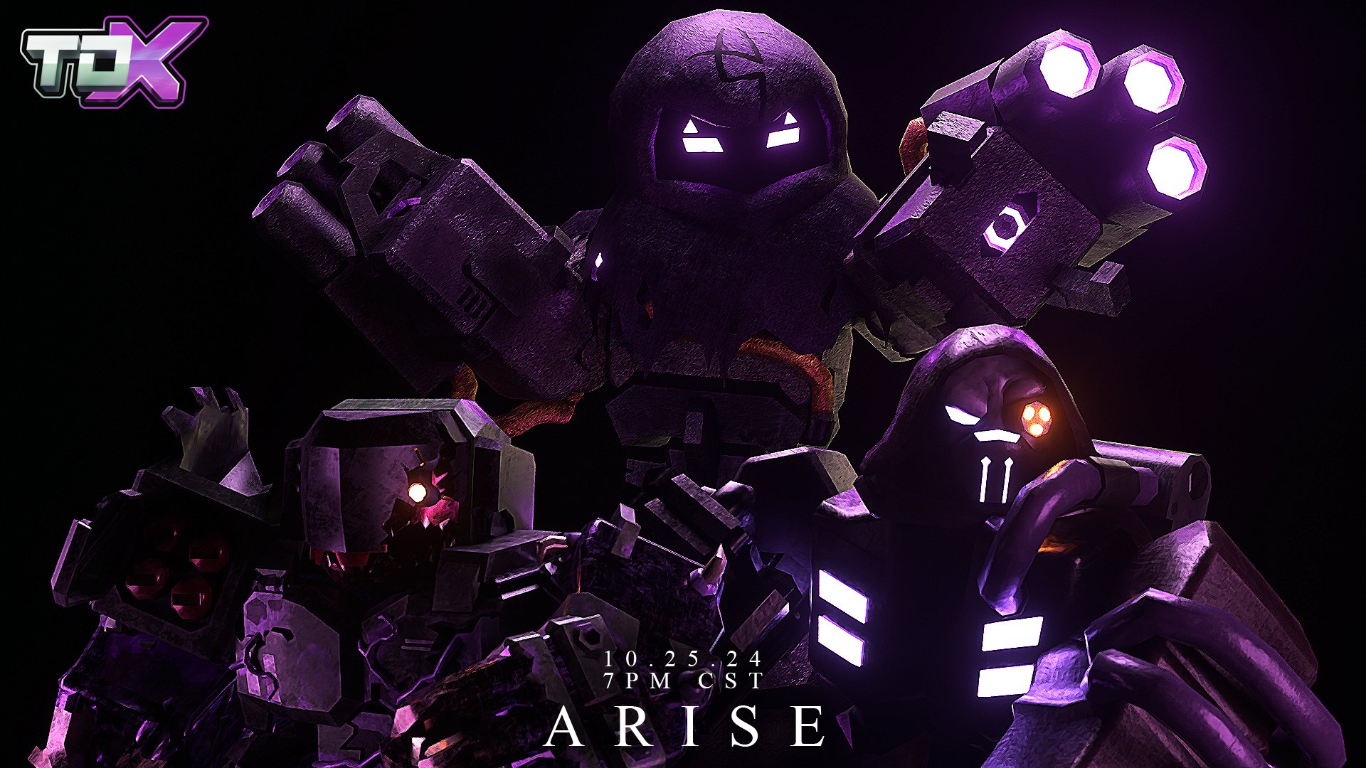 TDX Halloween update arrives to Tower Defense X on 4 separate nights. Progress chapters to defeat the Awakened army. #roblox