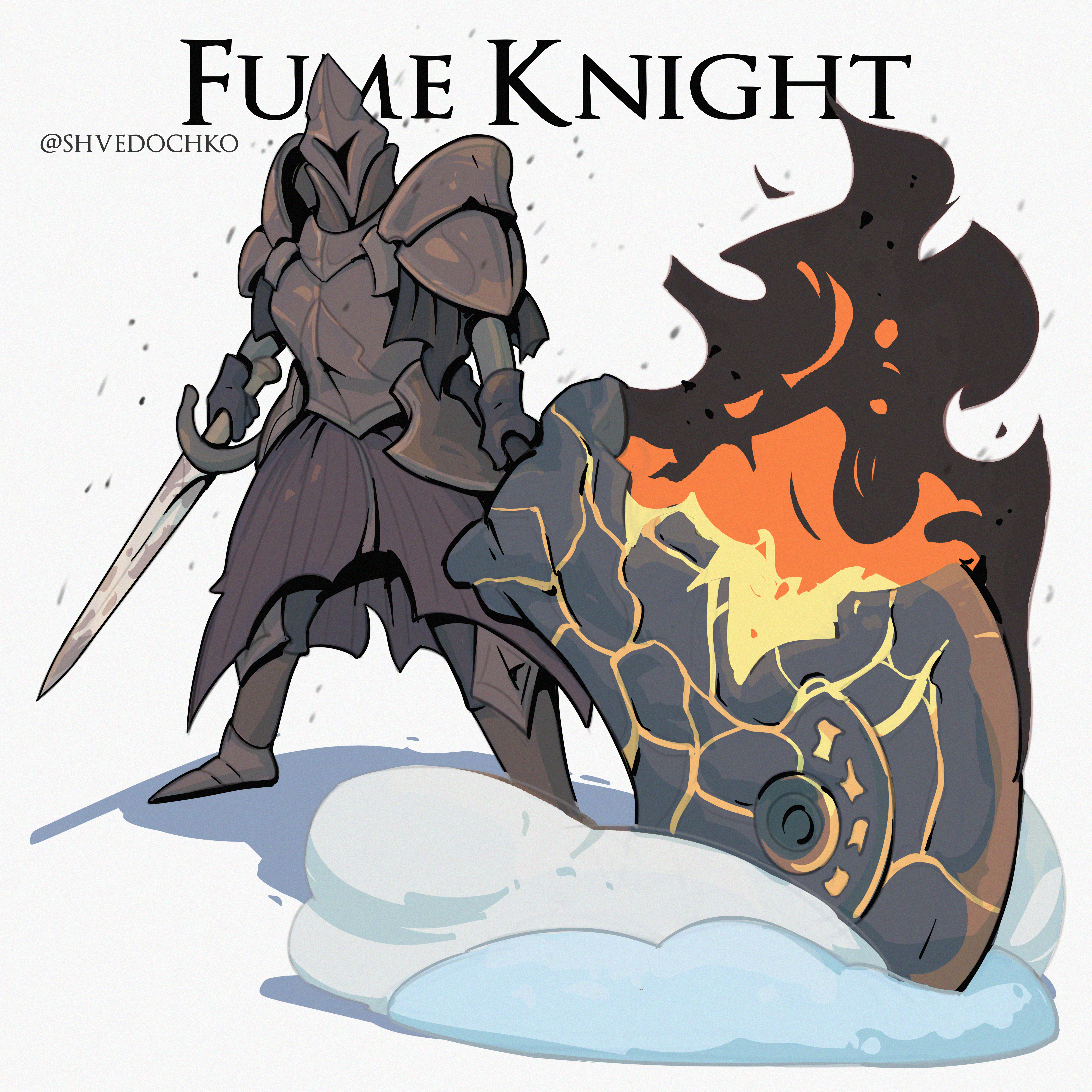 Draft Souls Fume Knight against Red Alert