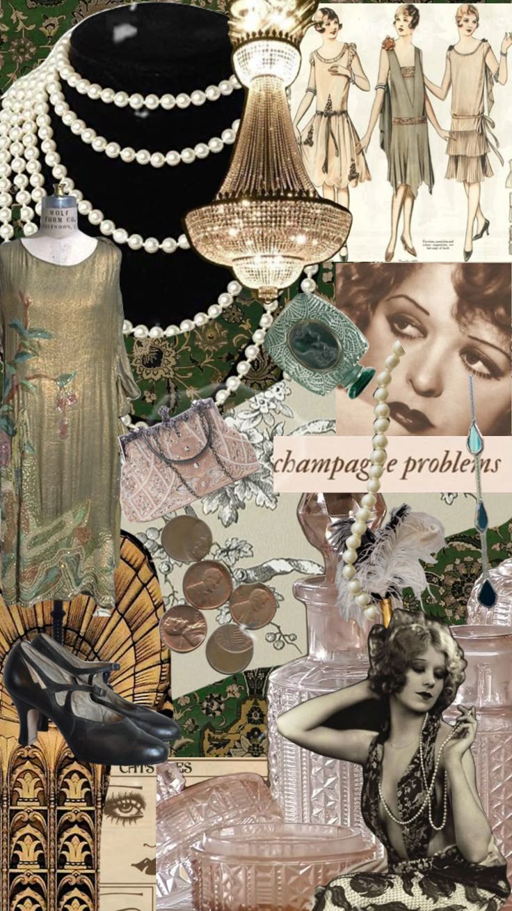 s #aesthetic #flowers #fashion #greenaesthetic #mood #moodboards #historys aesthetic, 1920s